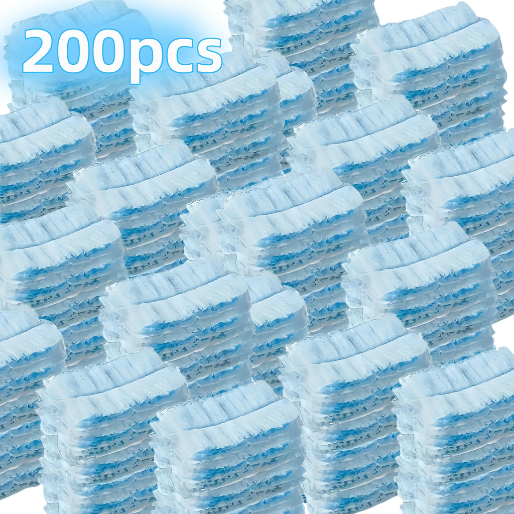 200pcs Disposable Duster Refills Tools Kit Include 2 Handles, Electrostatic Duster Cloths Replacement, Effortless Dust Removal for Electronics, Furniture, Blinds, And Ceiling Fans, Home Dust Cleaning Accessories