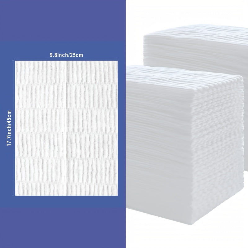 XL Electrostatic Dust Mop Cloth 9.84x17.7inch - 100pcs Thick Disposable Dry Sweeping Duster Mop Cloths for Hair, Dust, Pet Fur