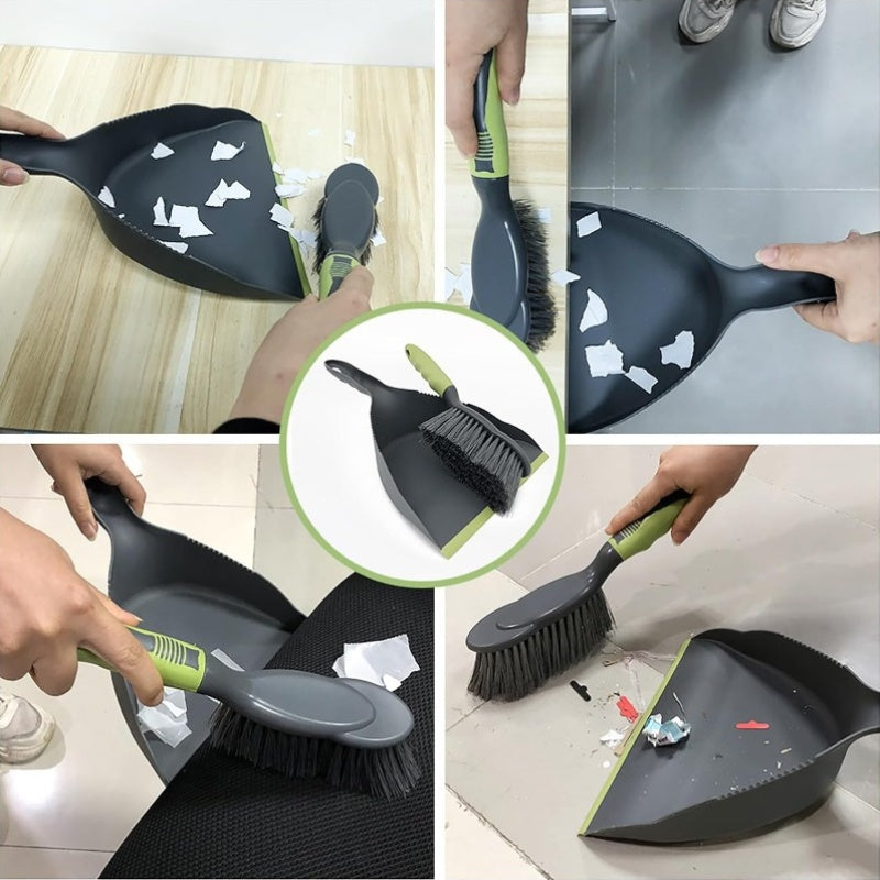 Versatile Broom And Dustpan Combination - Includes a Brush And Hand Broom, Perfect for Cleaning Up Hair And Debris. Ideal for Kitchens, Floors, Tables, And Pet Cages, Making It a Great Gift for Any Season