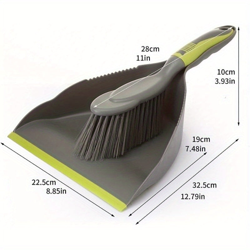 Versatile Broom And Dustpan Combination - Includes a Brush And Hand Broom, Perfect for Cleaning Up Hair And Debris. Ideal for Kitchens, Floors, Tables, And Pet Cages, Making It a Great Gift for Any Season