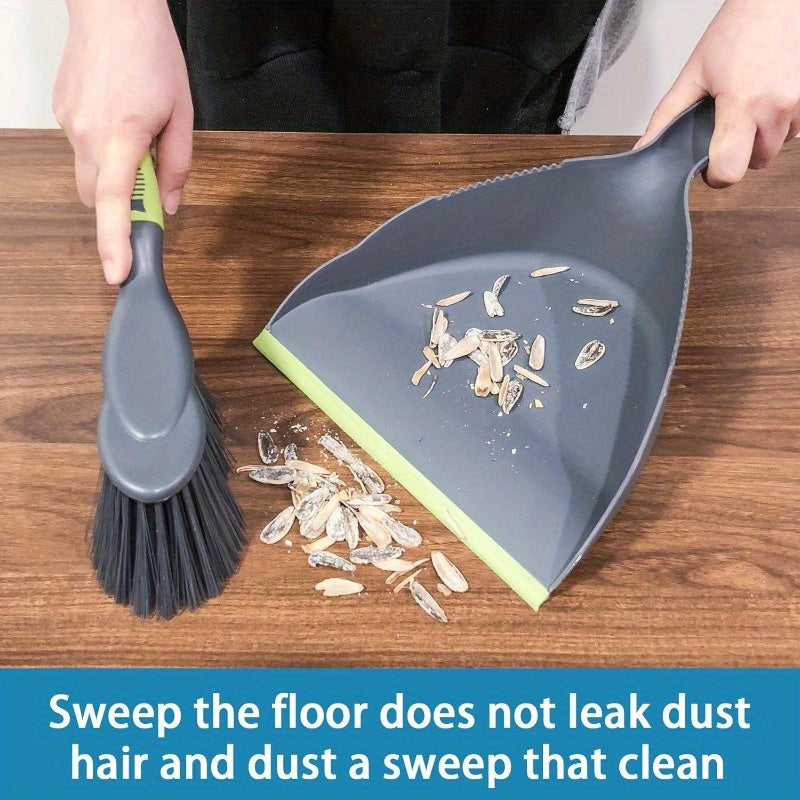 Versatile Broom And Dustpan Combination - Includes a Brush And Hand Broom, Perfect for Cleaning Up Hair And Debris. Ideal for Kitchens, Floors, Tables, And Pet Cages, Making It a Great Gift for Any Season