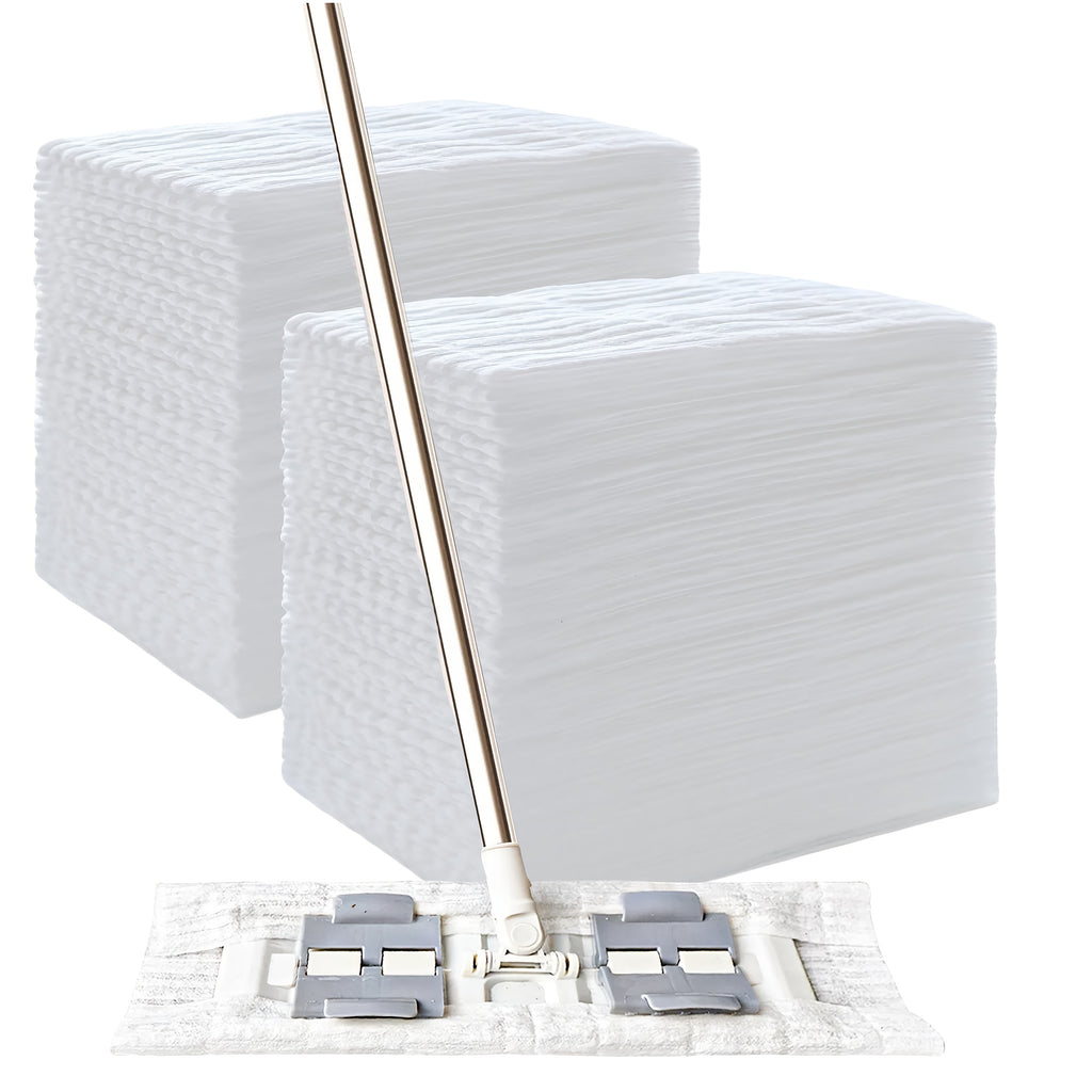 XL Electrostatic Dust Mop Cloth 9.84x17.7inch - 100pcs Thick Disposable Dry Sweeping Duster Mop Cloths for Hair, Dust, Pet Fur